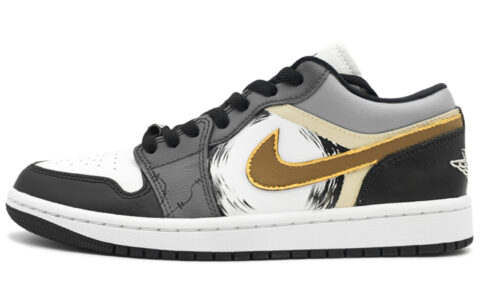 Jordan Air Jordan 1 Vintage Basketball Shoes Women’s Low Top Gray/White