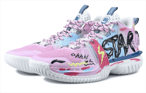 Li Ning Storm 2024 Slip Resistant, Abrasion Resistant, Rebound Slip Resistant, Abrasion Resistant, Rebound Low top