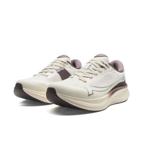 XTEP 2000km PLUS Low top Training Sprint City Commuting Running Shoes Men’s Residual White Gray Cool Tea Brown