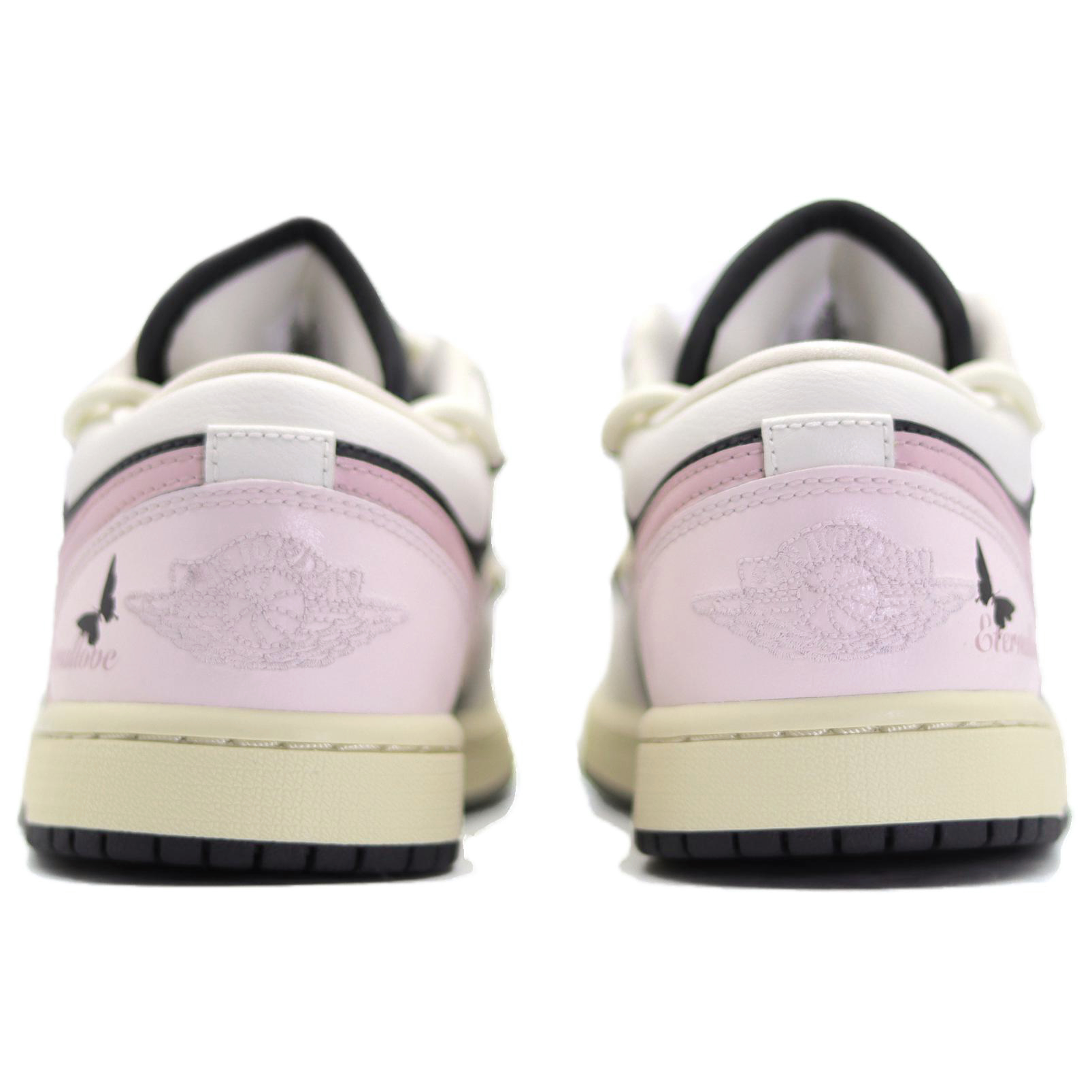 Jordan Air Jordan 1 Abrasion Resistant Low top Vintage Basketball Shoes Women’s Pink
