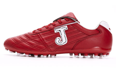 Joma MG Multi Ground Leather Abrasion Resistant, Breathable, Impact Resistant Coverage Soccer Shoes Men’s Red