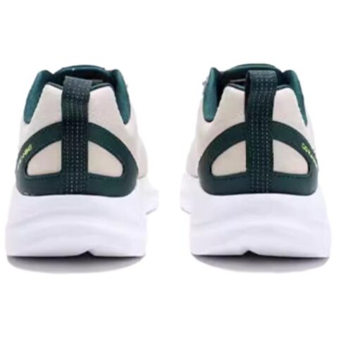 QIAODAN Slip Resistant Abrasion Resistant Low top Casual Sprint Running Shoes Men’s Beige Green