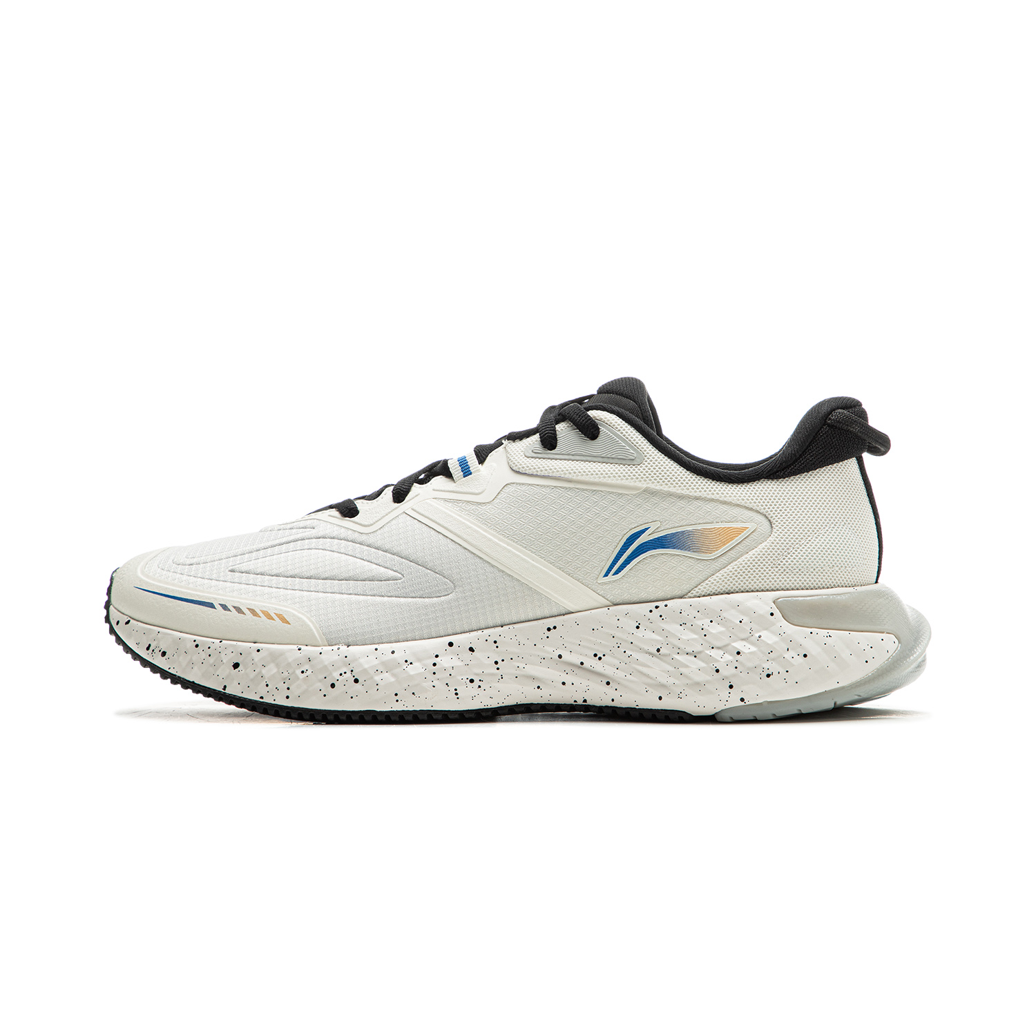 Li Ning Cloud Shield TPU Cushioning Abrasion Resistant Coverage Low top Running Shoes Men’s White Black