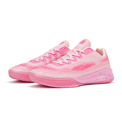 IVERSON Cushioning Slip Resistant Abrasion Resistant Low top Basketball Shoes Unisex Cherry Blossom Pink