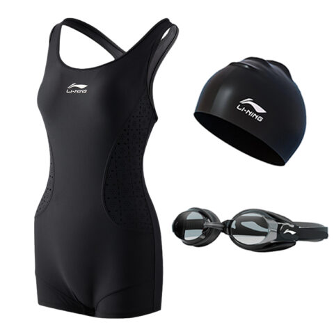 Li Ning Sports Fashion Collection Swimming Sets Polyamide, Elastane, Polyester Swimming Pool, Seaside Women's Black
