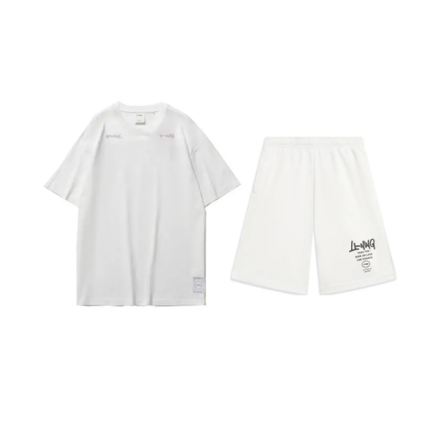 Li Ning Casual Sportswear Unisex White+White