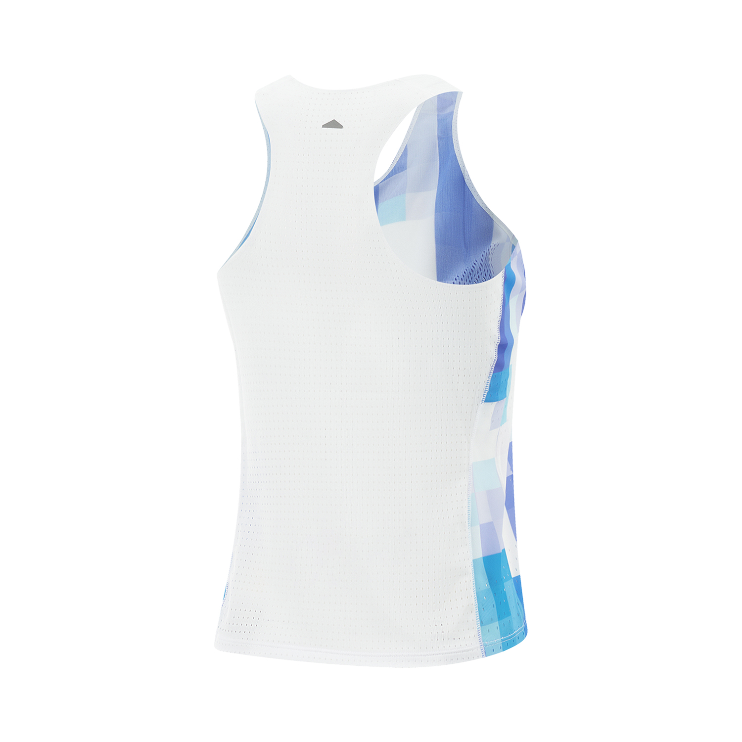 Li Ning Running Collection Running Tank Top Women’s Standard White/Fluorescent Star Purple/Island Blue Full Print