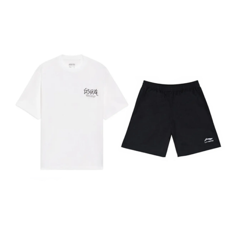 Li Ning Casual Sportswear Unisex White+Black