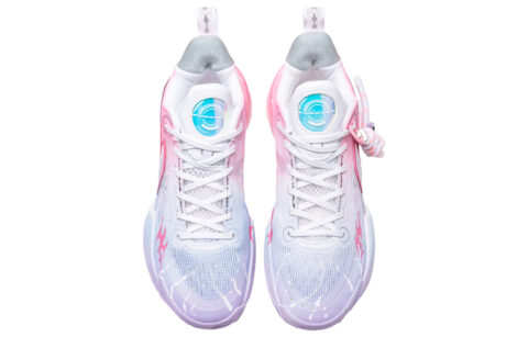 Li Ning Super Light V2 Cushioning Slip Resistant Abrasion Resistant Low top Basketball Shoes Men’s Pink Purple