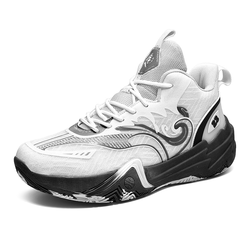HEIWEILU Slip Resistant Abrasion Resistant Slip Resistant Abrasion Resistant High top Basketball Shoes Unisex