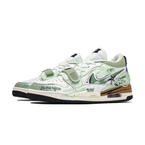 Jordan Legacy 312 Trendy Toy Party Abrasion Resistant Abrasion Resistant Low top Vintage Basketball Shoes Men’s