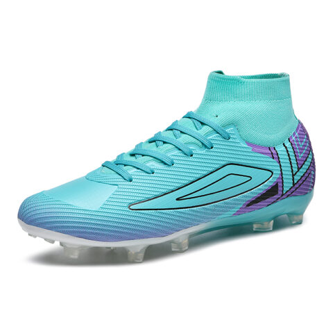 Keliqee FG Rubber Long Studs TF Rubber Broken Studs Natural Grass Textile, TPU Cushioning Breathable Coverage