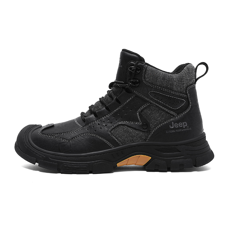 Jeep High top Mountaineering Shoes Men's Black