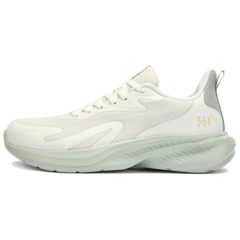361° Slip Resistant Abrasion Resistant Low top Casual Running Shoes Women’s White Green