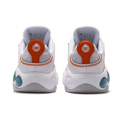 FILA FUSION VERTICAL Crack Shoes Low top Vintage Basketball Shoes Men’s White Gray