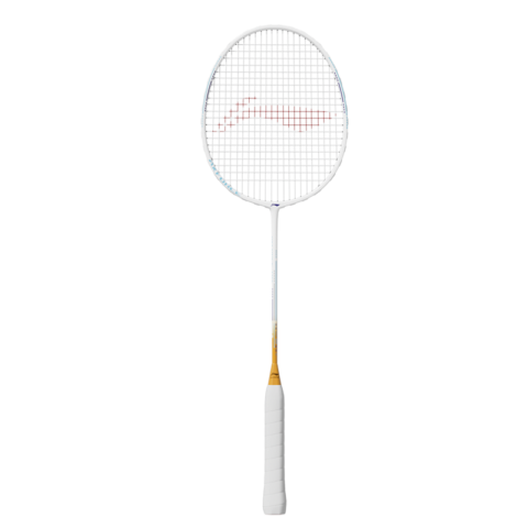 Li Ning Thunder 08 Badminton Rackets Control Type All around Defense Entry level 665mm Unisex 2U/G5 White Brown