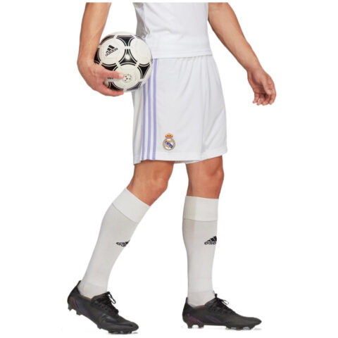 Adidas Soccer Bottoms Men’s White Moderate Straight Fit Pants