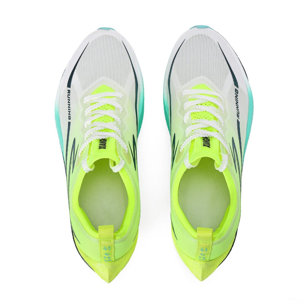 XIANGPAO Low top Genuine Carbon Plate Training Long Distance Running Shoes Unisex Bamboo Mist