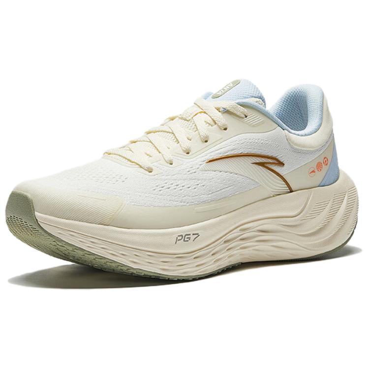 CHAOJIANTA Cushioning Slip Resistant Abrasion Resistant Low top Casual Running Shoes Women’s White Blue