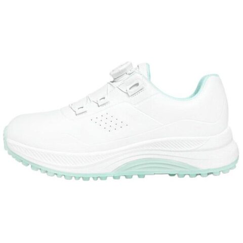 PGM Slip Resistant Abrasion Resistant Low top Golf Shoes Women's White Green