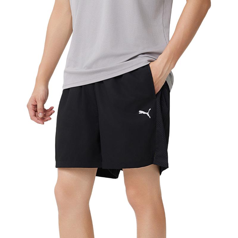 PUMA Lightweight Running Sports Shorts Men’s Black