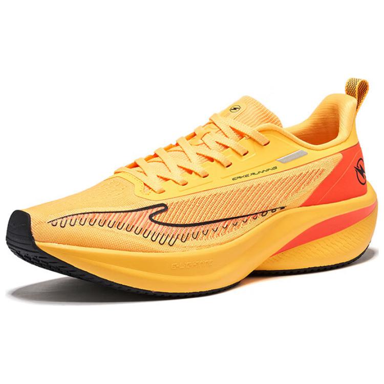 Erke Slip Resistant Breathable Cushioning Low top Casual Running Shoes Men’s Orange