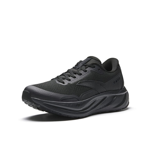 Anta Textile, Synthetic Leather Low top PG7 Casual Running Shoes Men’s Black