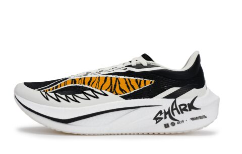 Li Ning Feidian 4 Challenger Running Shoes Unisex Low Top Black/White/Orange