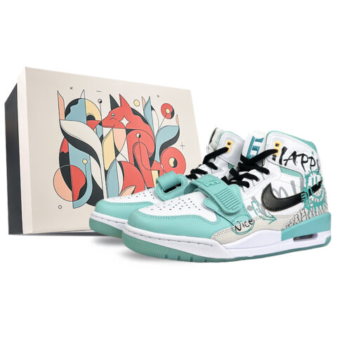 Jordan Legacy 312 Abrasion Resistant Breathable Cushioning Slip Resistant High top Vintage Basketball Shoes Men’s