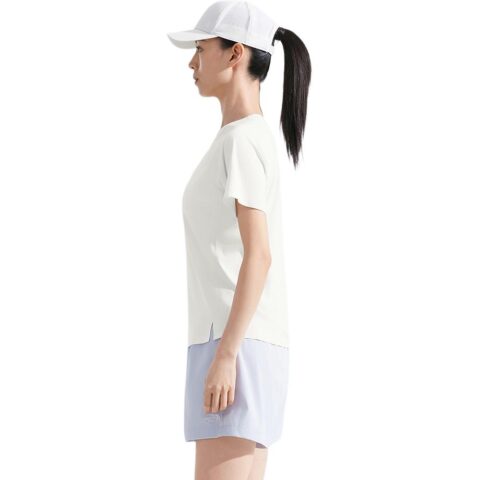 THE NORTH FACE SUN SMOOTH Quick Dry T Shirts Women’s QLI/Dune White