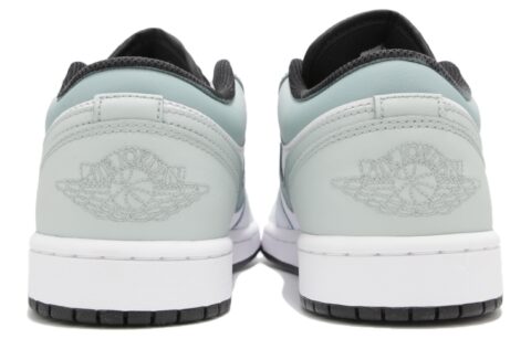 Jordan Air Jordan 1 Cushioning Slip Resistant Low top Vintage Basketball Shoes Men’s White Green