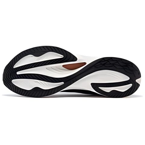 361° FlyFish Mesh Cushioning, Wear Resistant Low top Running Shoes Men’s Black White