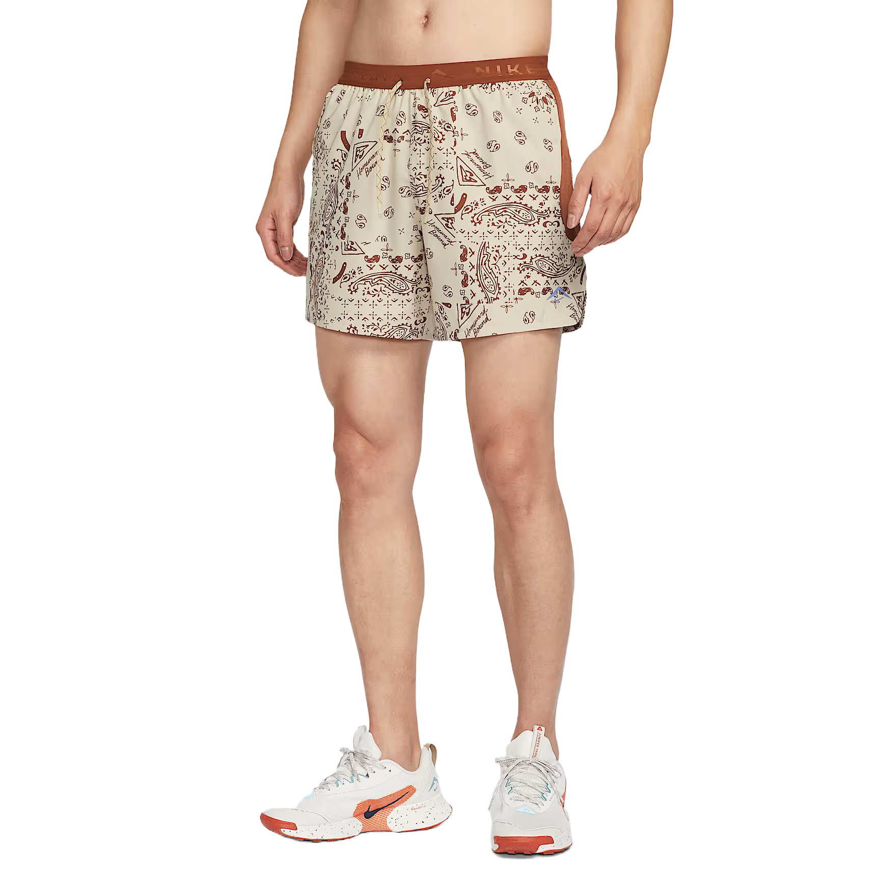 Nike Dri Fit Sports Shorts Men’s Desert Khaki/Light Yellow Brown/Black