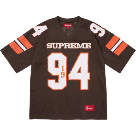 Supreme Sequin Football jersey T-shirt