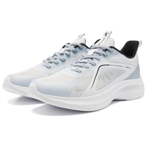 QIAODAN Cushioning Breathable Low top Casual Running Shoes Men’s White
