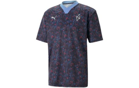 PUMA CORE HERITAGE Soccer Jerseys Men’s Black Blue Moderate