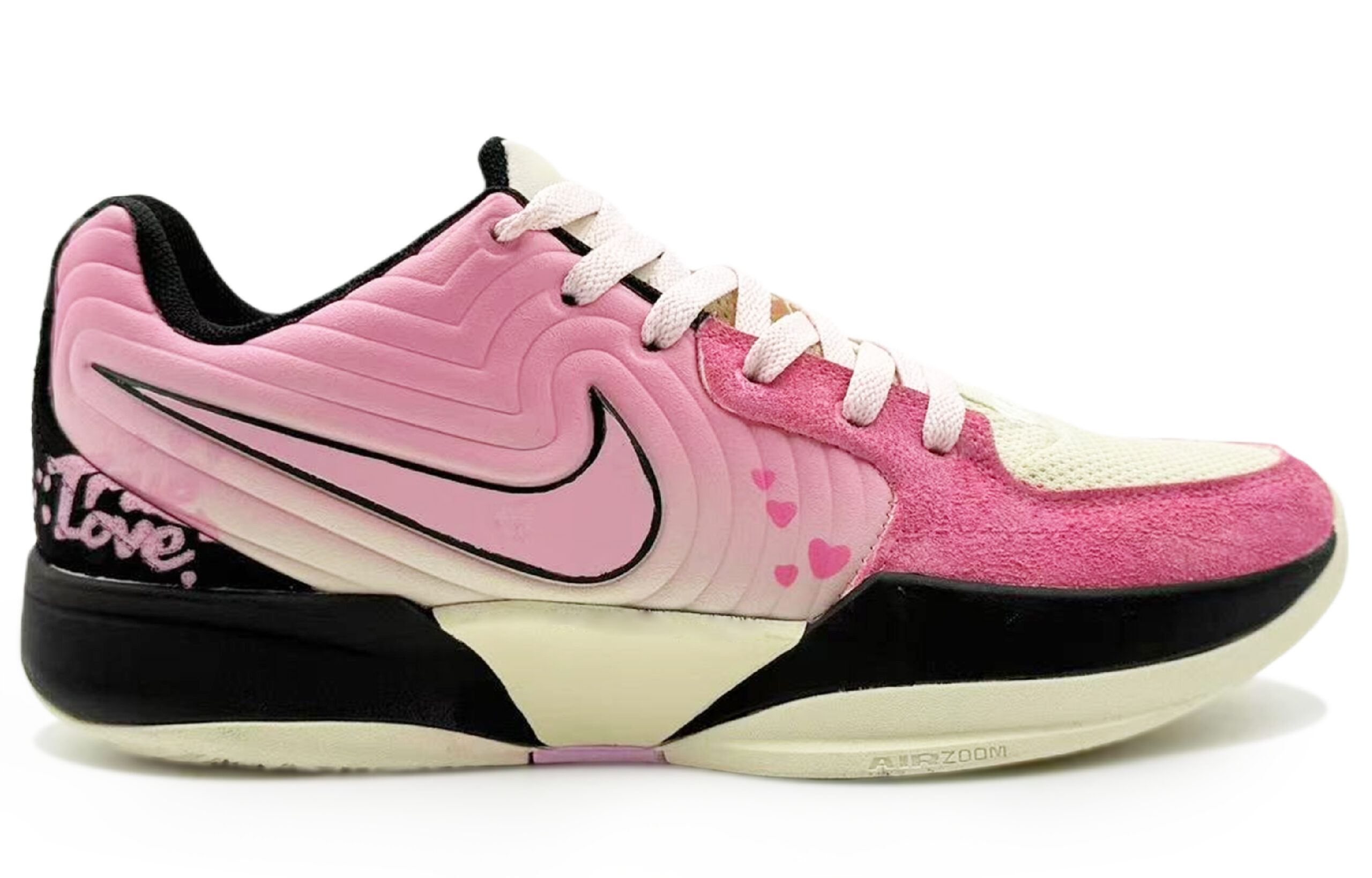 Nike Ja Morant 2 Abrasion Resistant Low top Basketball Shoes Men’s Blue Pink