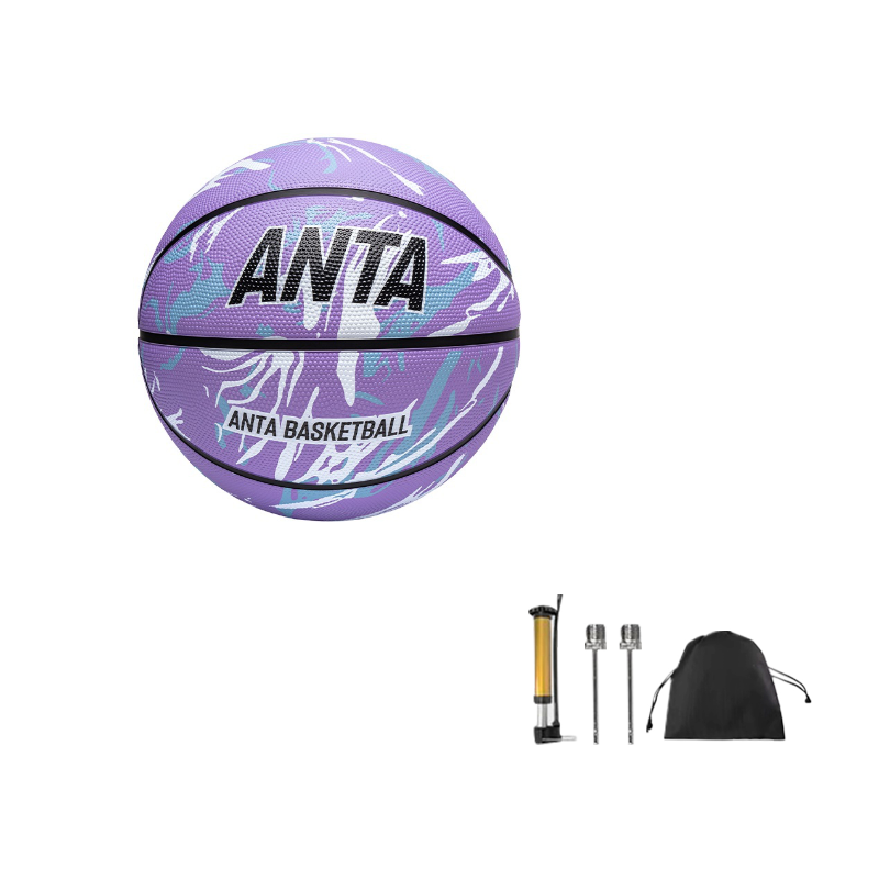 Anta Rubber Basketball Painted Purple Size 7/Size 5 Ball Street Training Competition Unisex China Mainland Version