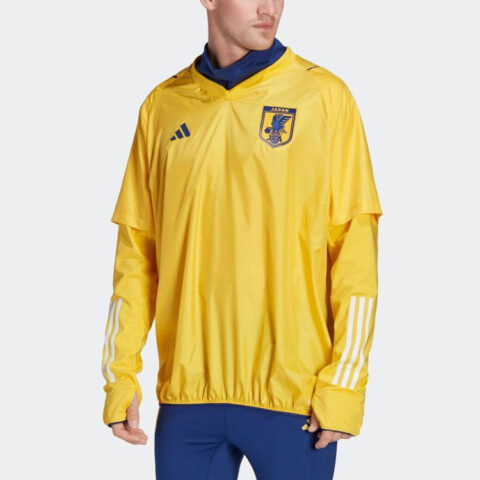 Adidas Japan National Football Team Olympic Collection Soccer Jersey Men’s Yellow