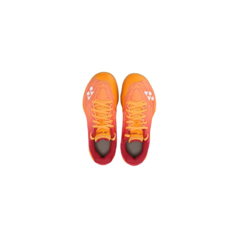 YONEX Power Cushion Comfortable Slip Resistant Abrasion Resistant Low top Badminton Shoes Unisex Orange Red