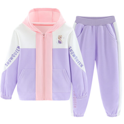 Disney Casual Sportswear Purple Multicolor Children Aged 3 7 Years Old