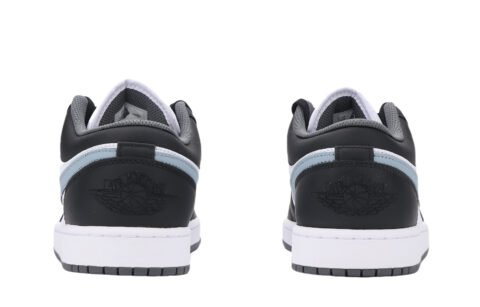 Jordan Air Jordan 1 Shadow Gray Cushioning, Wear Resistant Low top Vintage Basketball Shoes Unisex Black White Gray