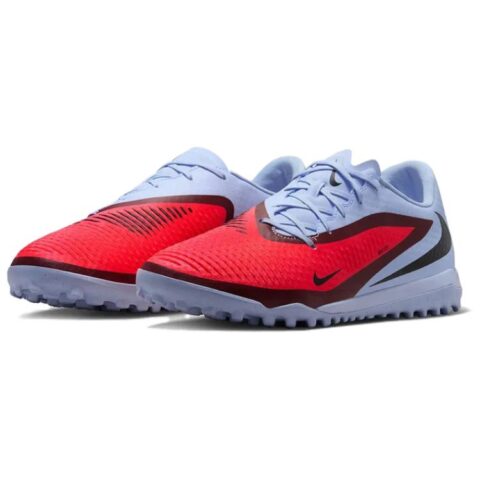 Nike Phantom 360 TF Turf Abrasion Resistant Soccer Shoes Unisex White Red