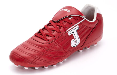 Joma MG Multi Ground Leather Abrasion Resistant, Breathable, Impact Resistant Coverage Soccer Shoes Men’s Red