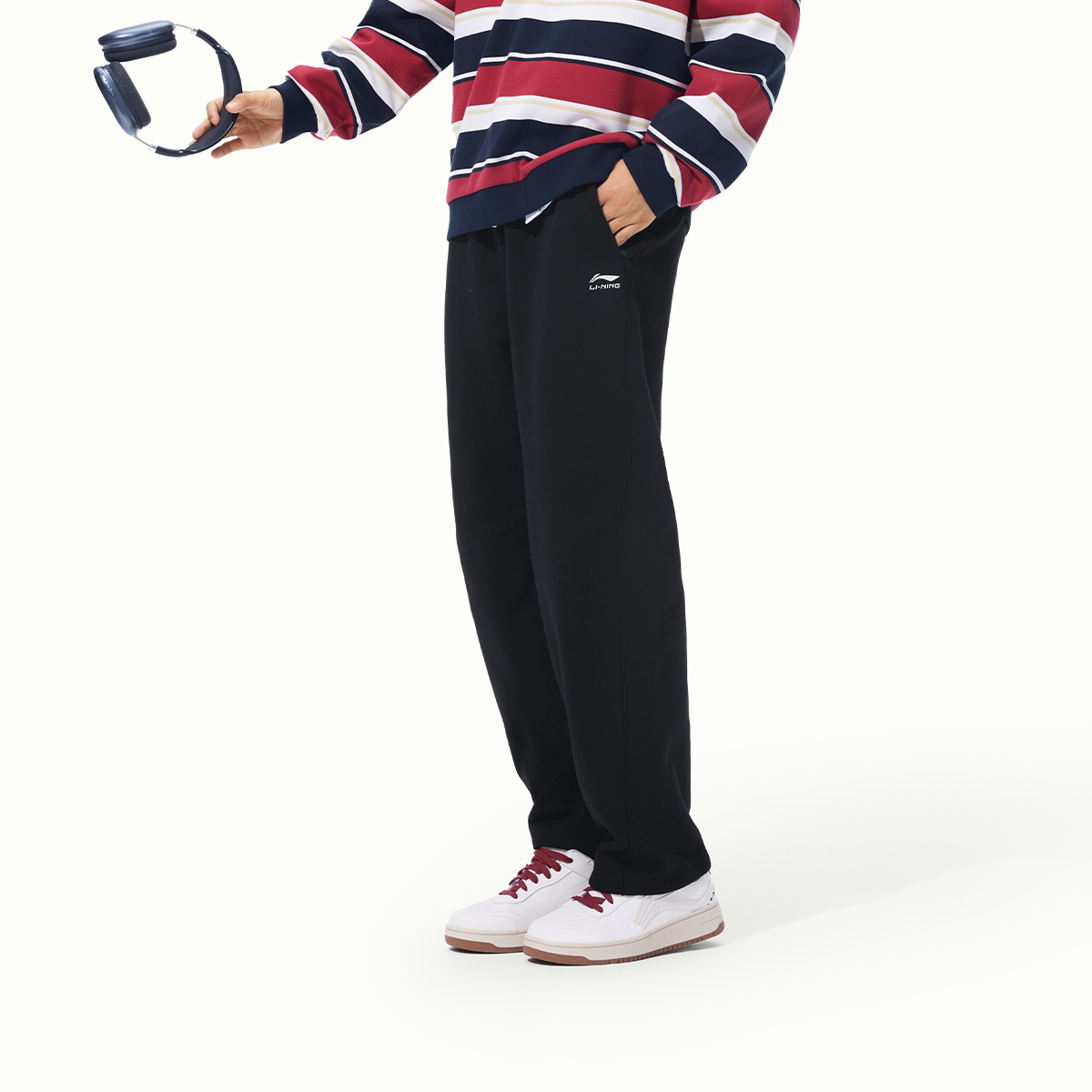 Li Ning Sports Life Collection Casual Pants Men’s Black