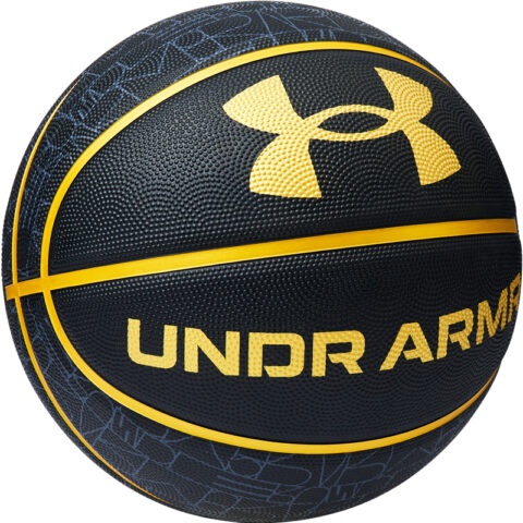 Under Armour Basketball Black Gold Size 7 Ball Training Competition Unisex