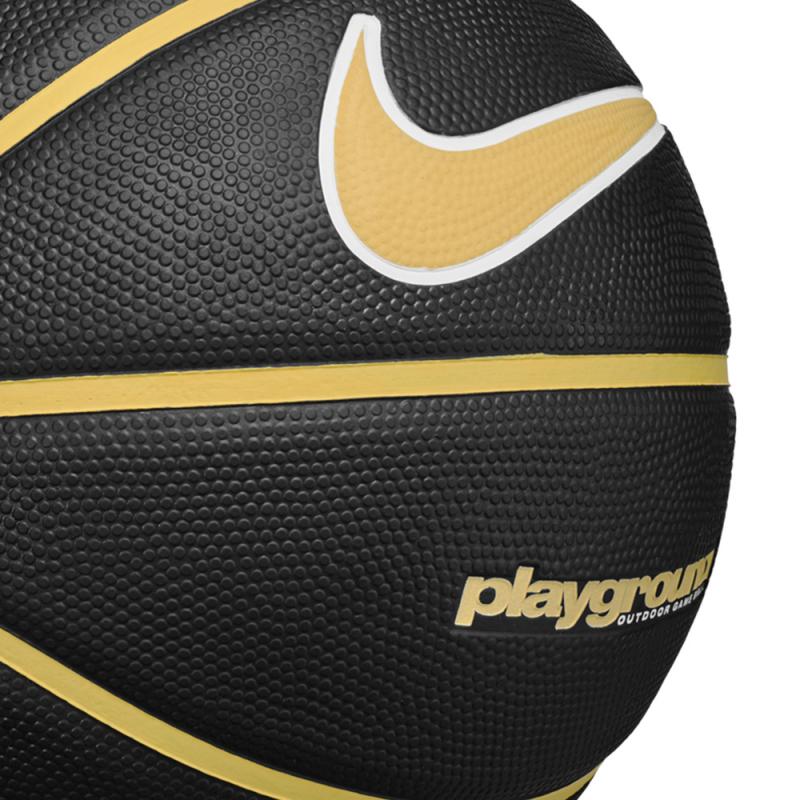 Nike Artificial Leather Basketball Black Gold Size 7 Ball Training Unisex