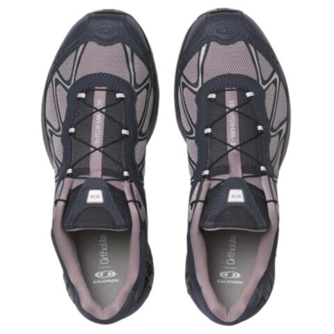 SALOMON XT WHISPER Fabric Cushioning Abrasion Resistant Breathable Support Mountaineering Hiking Shoes Unisex Dark Blue