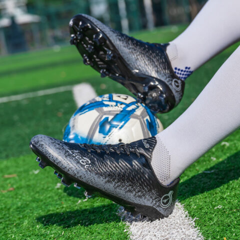 BIANSULONG Soft Ground Cushioning Breathable Support Soccer Shoes Unisex
