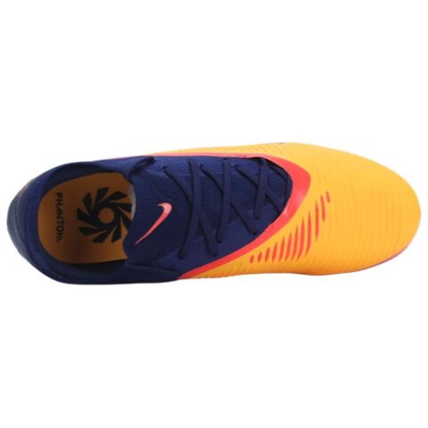 Nike Phantom 6 Abrasion Resistant Soccer Shoes Unisex Yellow